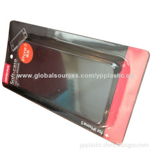 Blister Packaging for Mobile Case, PVC/PET/PETG/PS/PP Materials Available, 15-year Gold Manufacturer